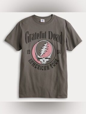Grateful Dead 1984 North American Tour Graphic Tee NWT